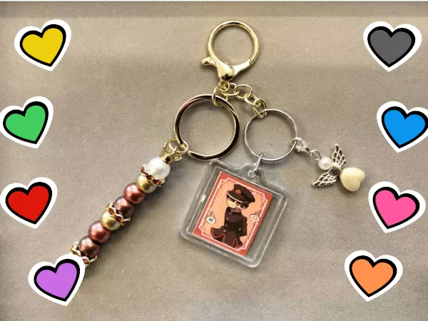 キーホルダー完成見本❣